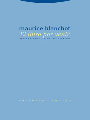 cover image of El libro por venir
